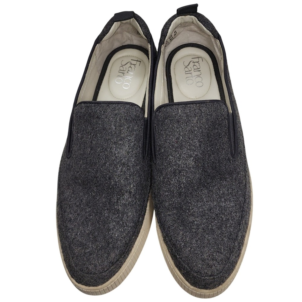 Franco Sarto Gray Fabric Homer 4 Slip-on Low-top Platform Sneakers Women's 9.5